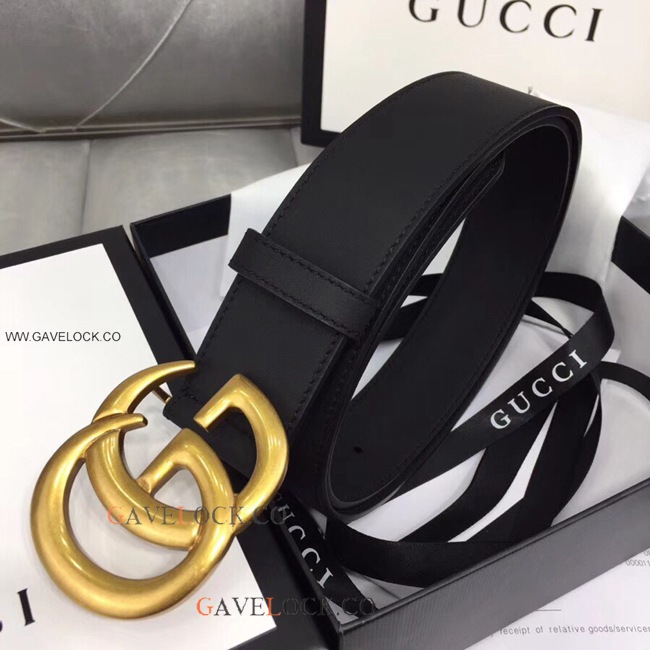 Gucci Belt Retro Gold GG Buckle Best Seller Size 30-38mm